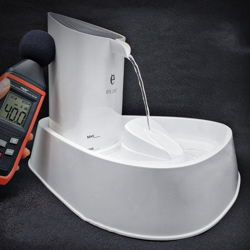 HKM-6865213 1.5L Automatic Pet Water Fountain with Adjustable Flow and LED Light