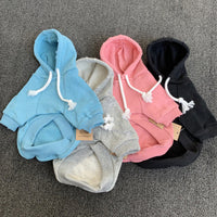HKM-6865597 Trendy Fleece Hooded Sweater for Small Dogs in Various Sizes