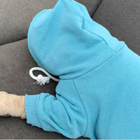 HKM-6865597 Trendy Fleece Hooded Sweater for Small Dogs in Various Sizes