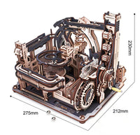 HKM-686611 Hand-Cranked Wooden Film Projector - Mechanical 3D Puzzle for Ages 15 and Up