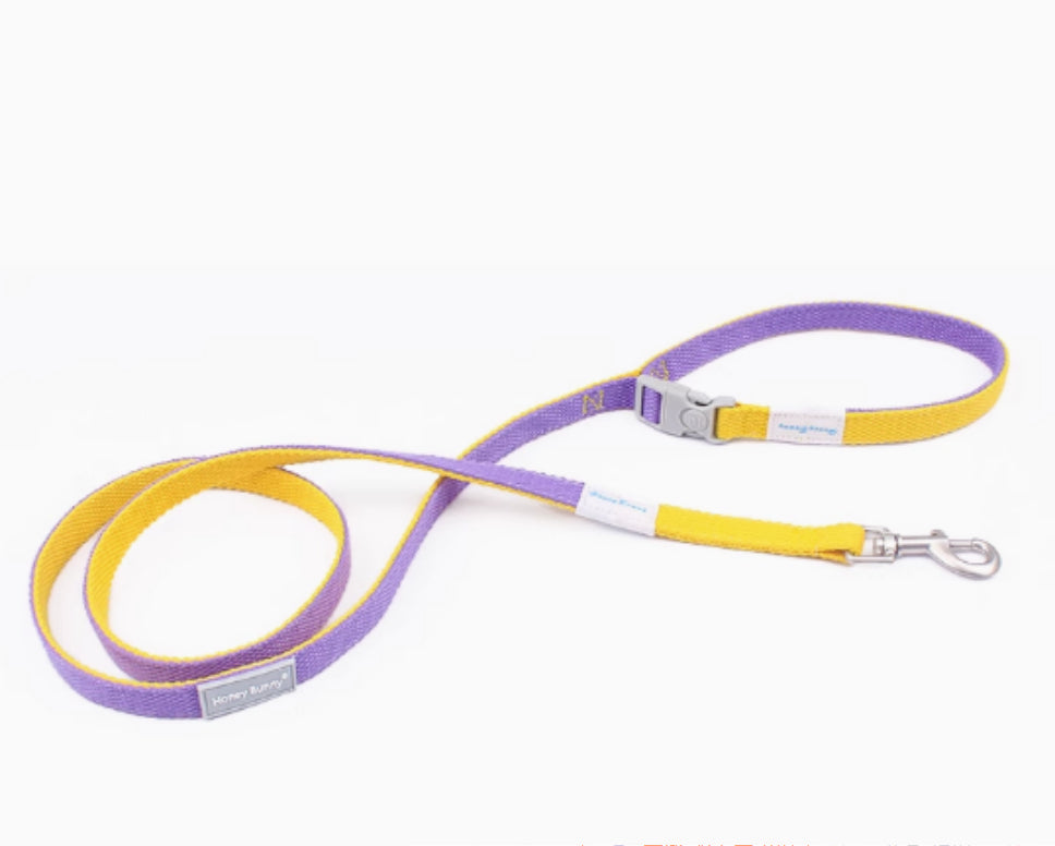 HKM-6866493 Contrast Color Vest-style Chest-back Traction Dog Leash for Pet Safety and Control