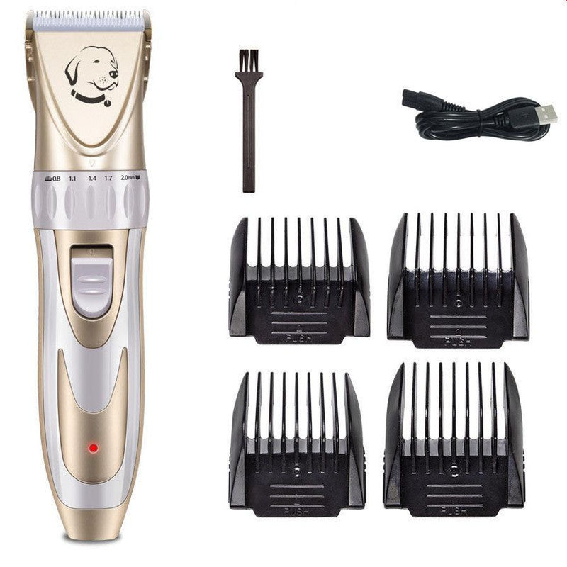 HKM-686675 Ceramic Blade Electric Pet Shaver with USB Charging and 150 Minutes Usage Time