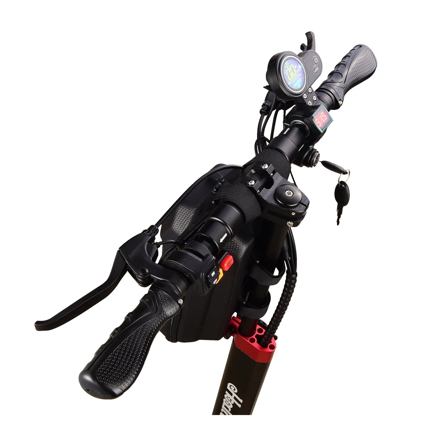 HKM-686803 Dual Motor Electric Folding Scooter, 2400W, 48V 20Ah Battery, 60km Range, Max Speed 55km/h, 10-Inch Tires, Unisex Design