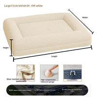 HKM-6869053 Extra-Thick Removable and Washable All-Season Dog Sofa Bed with Plush Sleeping Mat