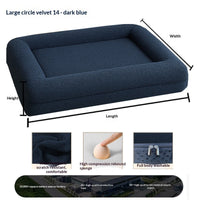 HKM-6869053 Extra-Thick Removable and Washable All-Season Dog Sofa Bed with Plush Sleeping Mat