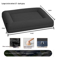 HKM-6869053 Extra-Thick Removable and Washable All-Season Dog Sofa Bed with Plush Sleeping Mat