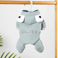 HKM-6869181 Cozy Blue Polyester Pet Clothing for Small Dogs and Cats