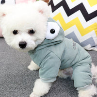 HKM-6869181 Cozy Blue Polyester Pet Clothing for Small Dogs and Cats
