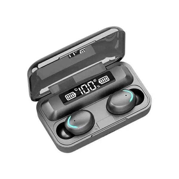 HKM-686931 Wireless Clip-On Headphones with Microphone - HD Sport Stereo Mini Earphones