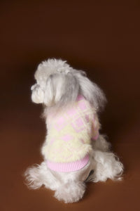 HKM-6869565 Schnauzer Teddy Bichon Casual Wool Cardigan Sweater for Pets