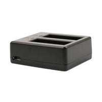 HKM-686995 Dual Charger for EKEN H9 H9R H3R H8PRO H8R & SJCAM SJ4000 SJ5000 - Compact 1050mAh Battery Charging Station