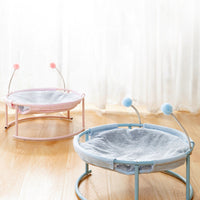 HKM-6870845 Breathable Ice Silk Pet Hammock for All Seasons, Removable and Washable