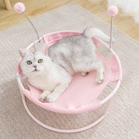 HKM-6870845 Breathable Ice Silk Pet Hammock for All Seasons, Removable and Washable