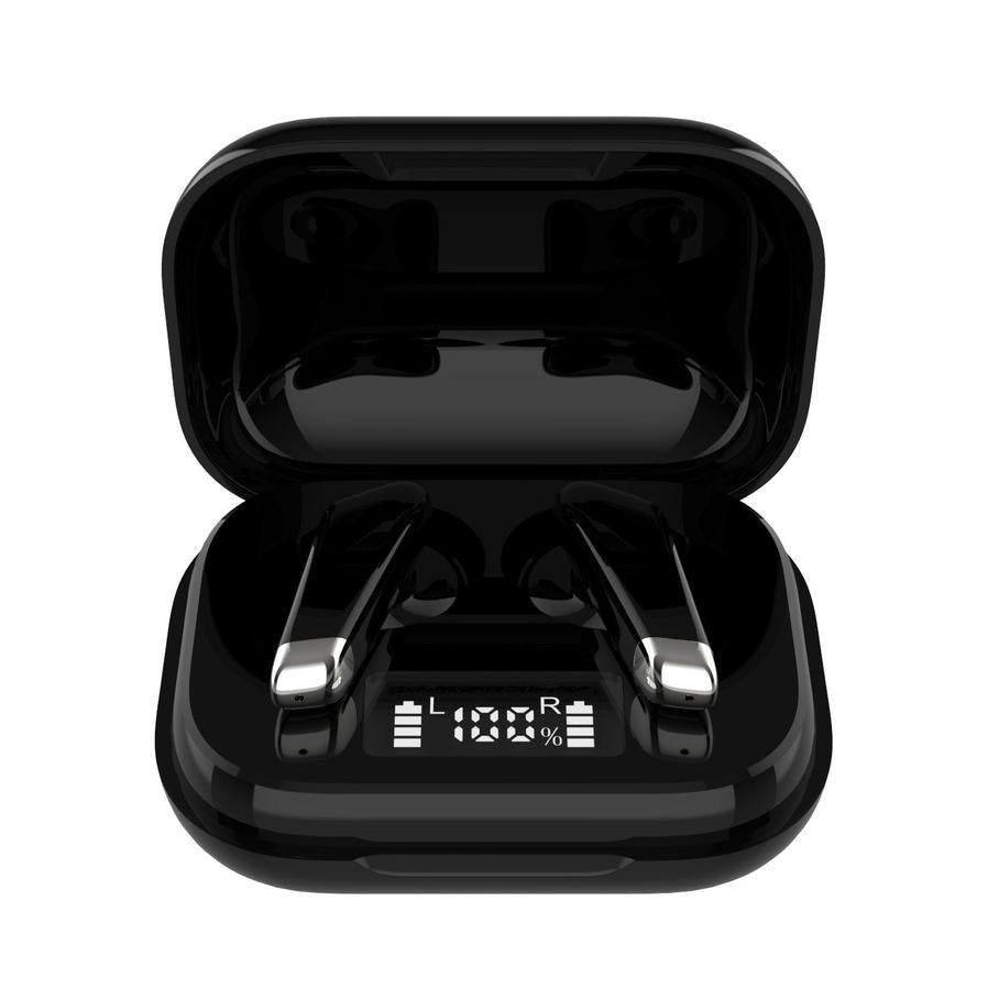 HKM-687251 P82 TWS Wireless Bluetooth Earbuds with Charging Case – Available in Black, White, and Green