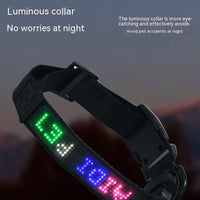 HKM-6872765 Smart LED Dog Harness with Mobile App Control and Customizable Tracking in Multiple Sizes