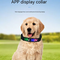HKM-6872765 Smart LED Dog Harness with Mobile App Control and Customizable Tracking in Multiple Sizes