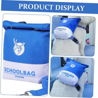 HKM-6873021 Adjustable Dog Backpack Harness for Small Pets - Portable Travel Bag with Leash for Outdoor Adventures