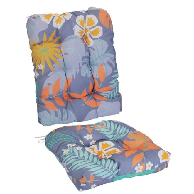 HKM-687315 Waterproof Rocking Chair Cushion Set with Backrests for Comfort and Support