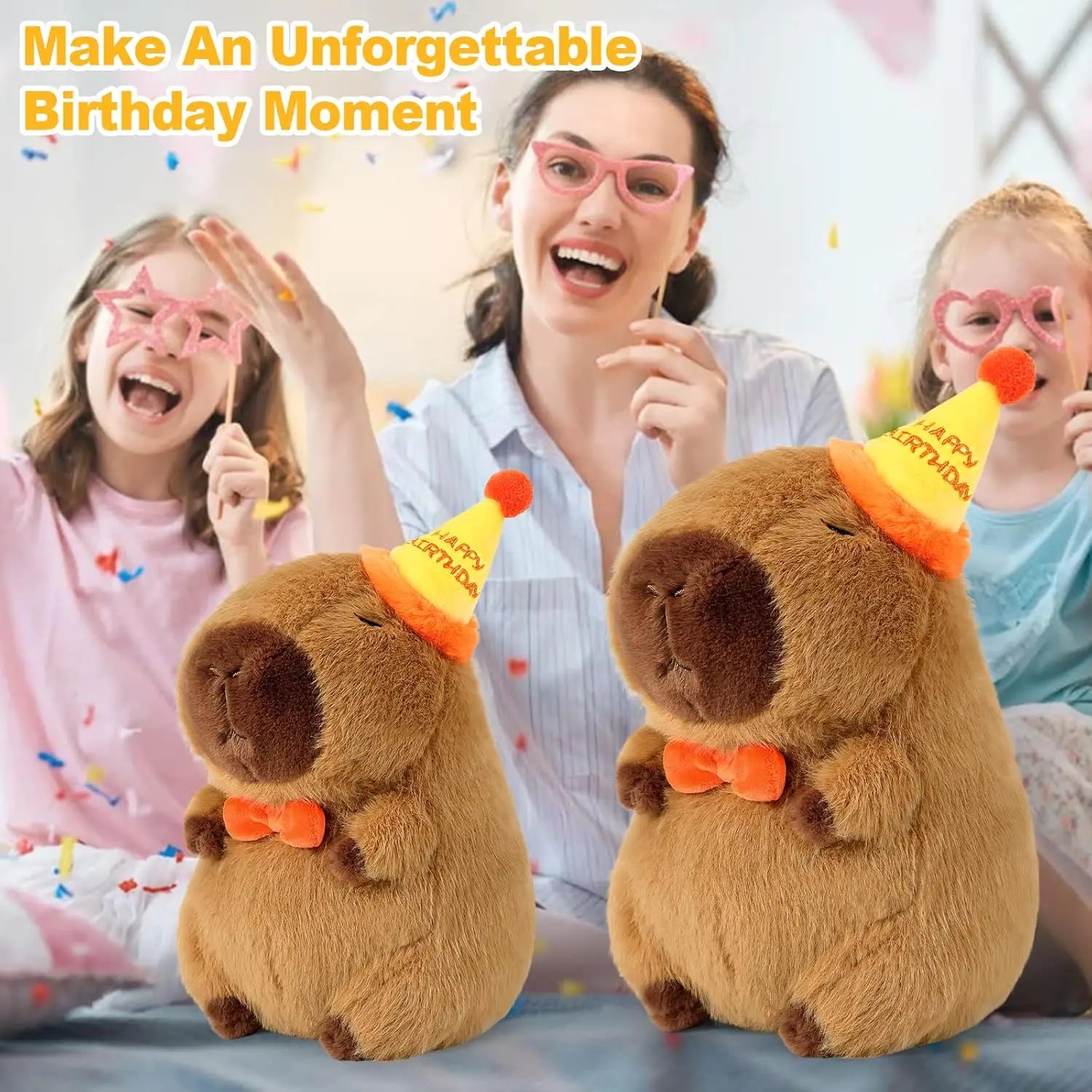 HKM-687379 Cute 13 Inch Capybara Plush Stuffed Animal Toy for Babies and Kids