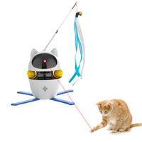 HKM-6874557 Automatic Smart Cat Toy with Spill Ball and Telescopic Rod Set