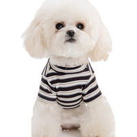 HKM-6875325 Striped Seasonal Pet T-Shirts for Small and Medium Dogs and Cats