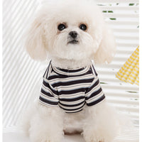 HKM-6875325 Striped Seasonal Pet T-Shirts for Small and Medium Dogs and Cats