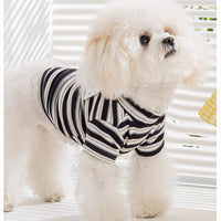 HKM-6875325 Striped Seasonal Pet T-Shirts for Small and Medium Dogs and Cats