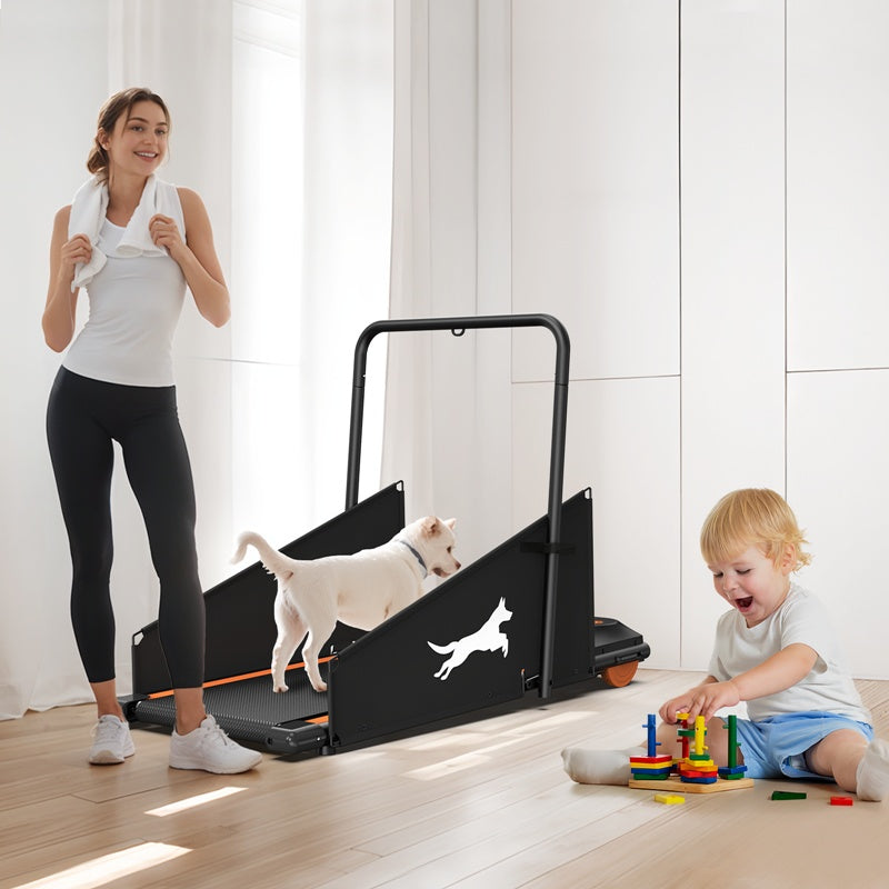 HKM-6876221 Small to Medium Dog Treadmill with Adjustable Speed and Built-in Programs for Pet Fitness