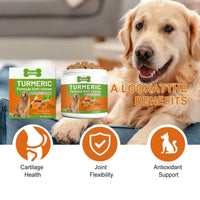 HKM-6876605 Turmeric Dog Supplement Soft Granules - Chicken & Beef Flavor with Nutrients