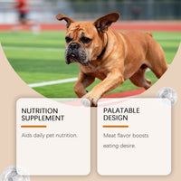 HKM-6876605 Turmeric Dog Supplement Soft Granules - Chicken & Beef Flavor with Nutrients