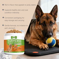HKM-6876605 Turmeric Dog Supplement Soft Granules - Chicken & Beef Flavor with Nutrients