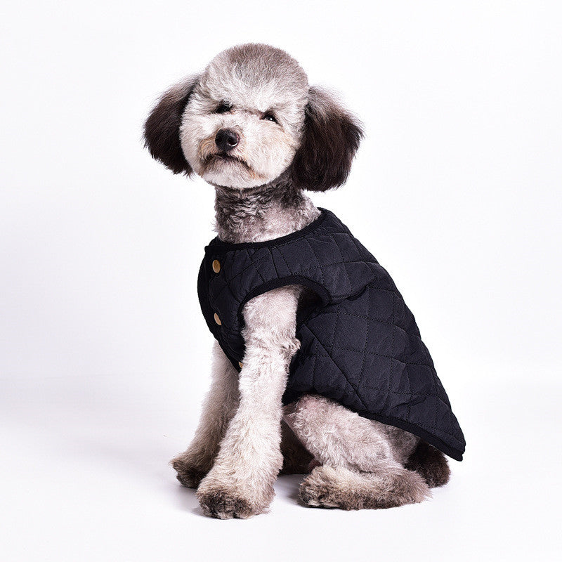 HKM-6877117 Casual Slim Fit Polyester Vest for Dogs in Red, Black, and Green