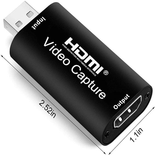 HKM-687763 HDMI Video Capture Card for 4K Input and 1080P Output, USB 3.0 Compatible with Windows, Linux, Android, and MacOS