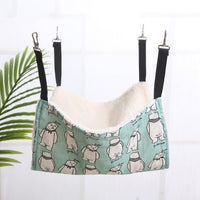 HKM-6878141 Cozy Cat & Small Dog Hammock Swing with Cashmere Lining and Stainless Steel Hooks