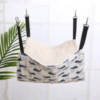 HKM-6878141 Cozy Cat & Small Dog Hammock Swing with Cashmere Lining and Stainless Steel Hooks