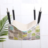 HKM-6878141 Cozy Cat & Small Dog Hammock Swing with Cashmere Lining and Stainless Steel Hooks