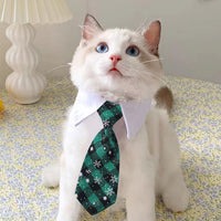 HKM-6878781 Charming Plaid Pet Tie for Stylish Dogs in Various Colors and Sizes