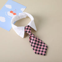 HKM-6878781 Charming Plaid Pet Tie for Stylish Dogs in Various Colors and Sizes