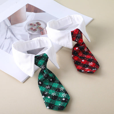 HKM-6878781 Charming Plaid Pet Tie for Stylish Dogs in Various Colors and Sizes