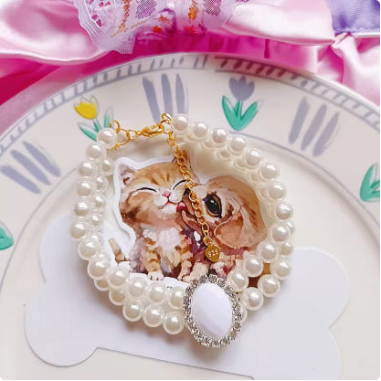 HKM-6879165 Elegant Cat Necklace with Water Drop Pendant in Assorted Styles and Sizes