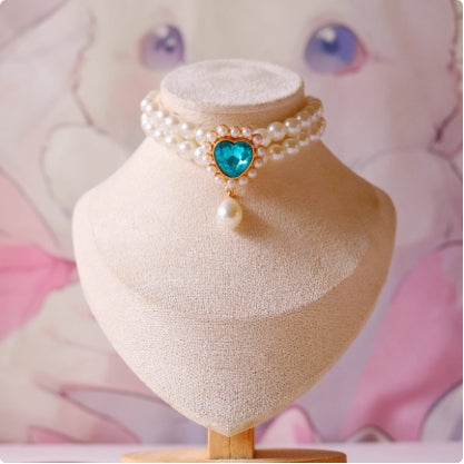 HKM-6879165 Elegant Cat Necklace with Water Drop Pendant in Assorted Styles and Sizes