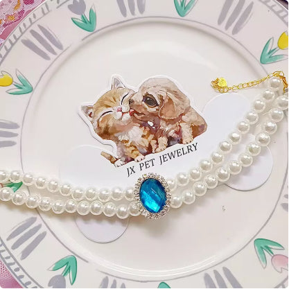 HKM-6879165 Elegant Cat Necklace with Water Drop Pendant in Assorted Styles and Sizes