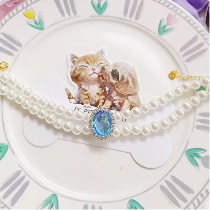 HKM-6879165 Elegant Cat Necklace with Water Drop Pendant in Assorted Styles and Sizes