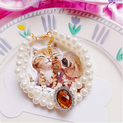 HKM-6879165 Elegant Cat Necklace with Water Drop Pendant in Assorted Styles and Sizes