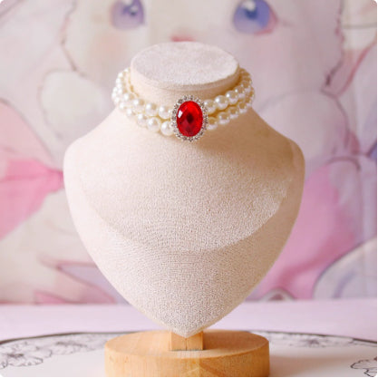 HKM-6879165 Elegant Cat Necklace with Water Drop Pendant in Assorted Styles and Sizes
