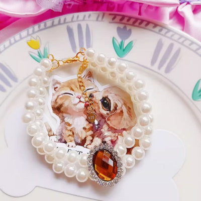 HKM-6879165 Elegant Cat Necklace with Water Drop Pendant in Assorted Styles and Sizes