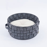 HKM-6880573 Cozy Semi-Enclosed Cat Nest for Cats and Small Dogs, Suitable for Pets up to 15 lbs