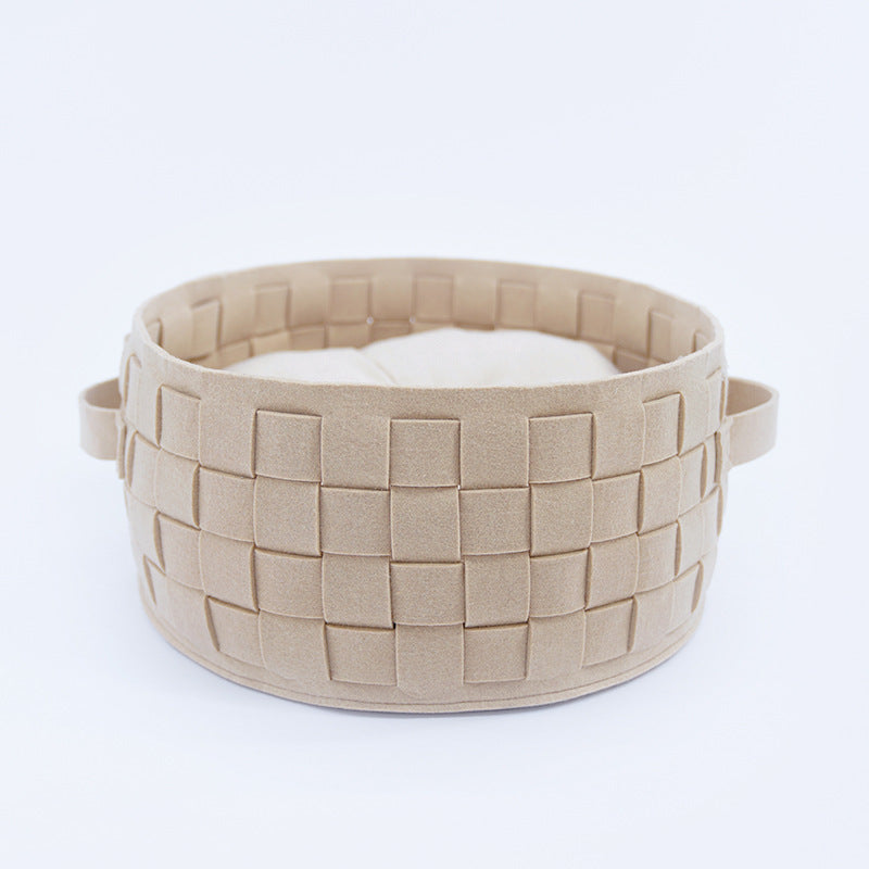 HKM-6880573 Cozy Semi-Enclosed Cat Nest for Cats and Small Dogs, Suitable for Pets up to 15 lbs
