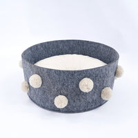HKM-6880573 Cozy Semi-Enclosed Cat Nest for Cats and Small Dogs, Suitable for Pets up to 15 lbs