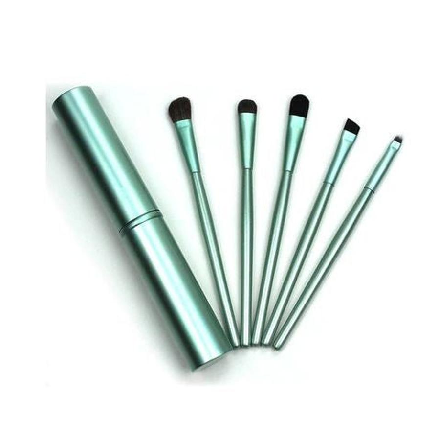 HKM-688147 5-Piece Portable Mini Eye Makeup Brush Set with Horse and Fiber Hair